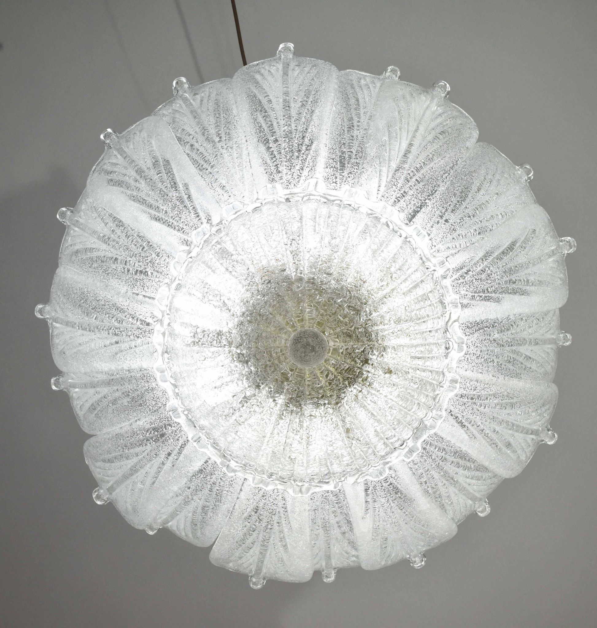 Napoli, Italian Murano Glass Ceiling Light or Flush Mount, 1970s