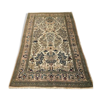 Tapis persan ancien ghoum djafahi 1950 165x250cm