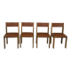 4 chaises Luigi Gorgoni