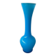 Vase opaline turquoise vintage