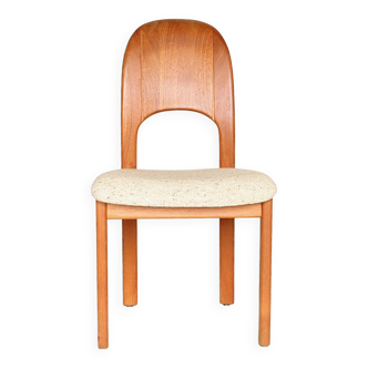 Chaises de salle à manger danoises, chaise en bois de teck pour salle à manger, design scandinave, chaises modernes en bois de teck du milieu du siècle