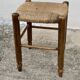 Tabouret paillé vintage 1950-60