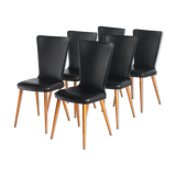 Set of 6 vintage chairs, France 1960