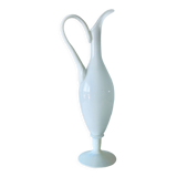 White opaline ewer