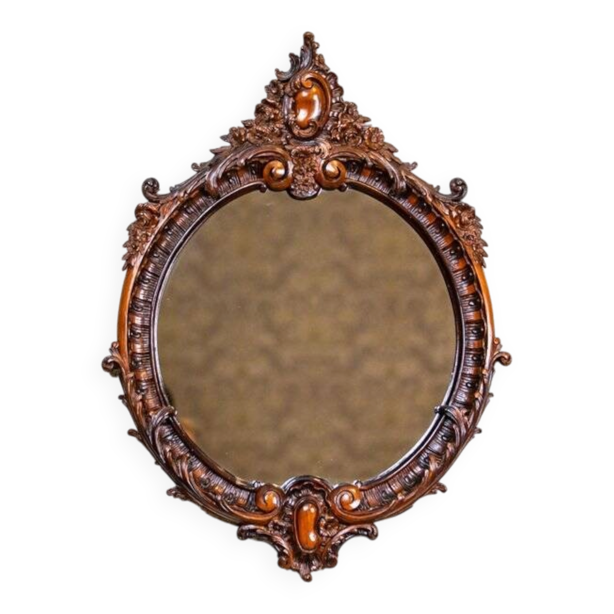Rococo Revival Style Mirror, 1950s