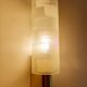 Vintage brass and glass sconces, 1970s, set of 2