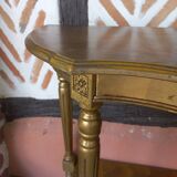 Louis XVI style gilded wood console