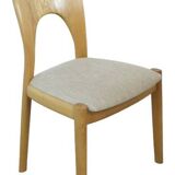 Set van 4 lichte eiken stoelen Niels Koefoed 'Morten' 'Vordingborg'