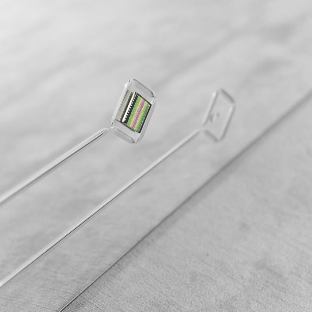 Crescent mirror design 70s vintage modern