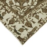 1970s 260 cm x 375 cm Beige Wool Carpet