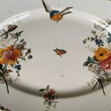 Decorative dish old earthenware