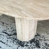 Table à manger en travertin années 70