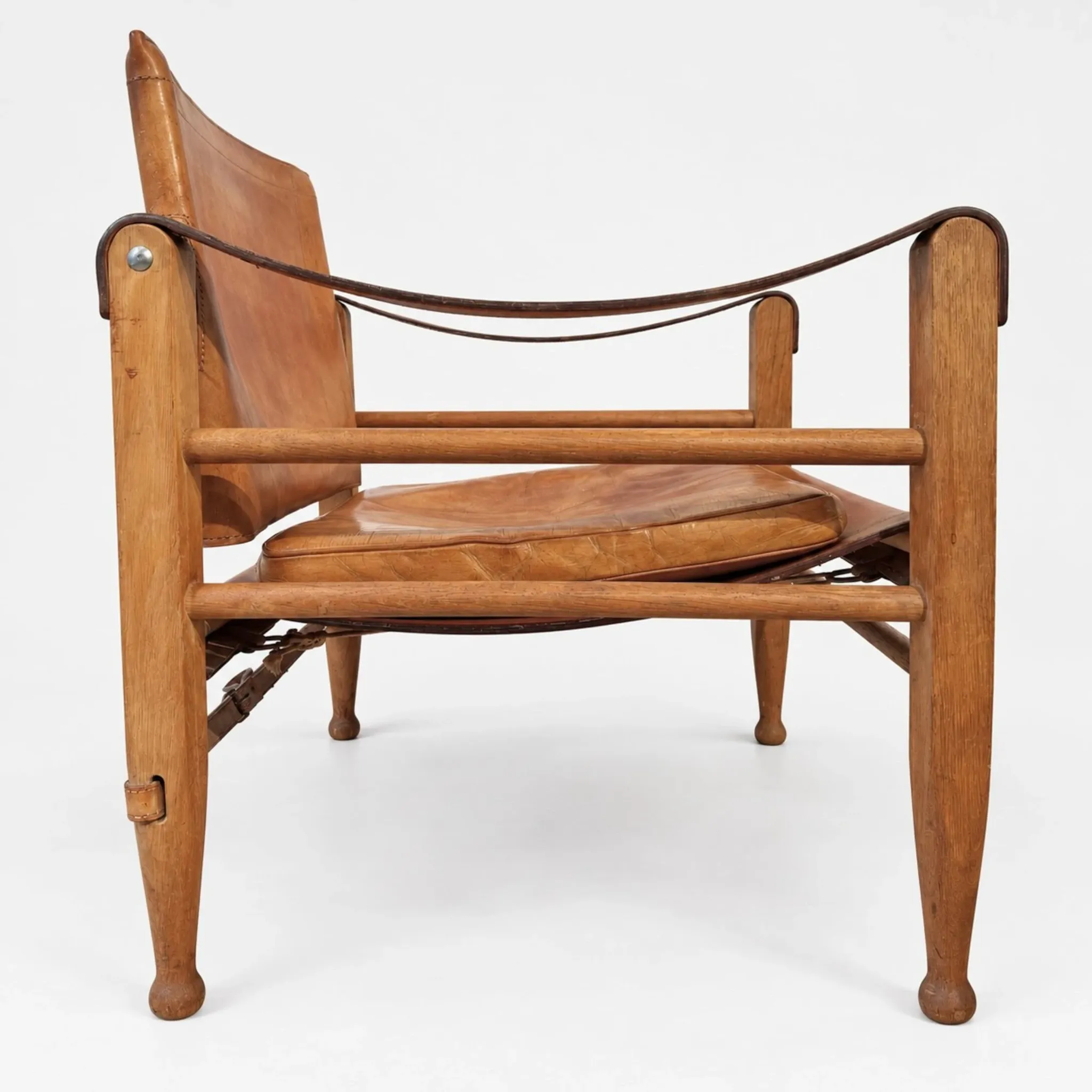 Fauteuils Safari cognac par Kaare Klint
