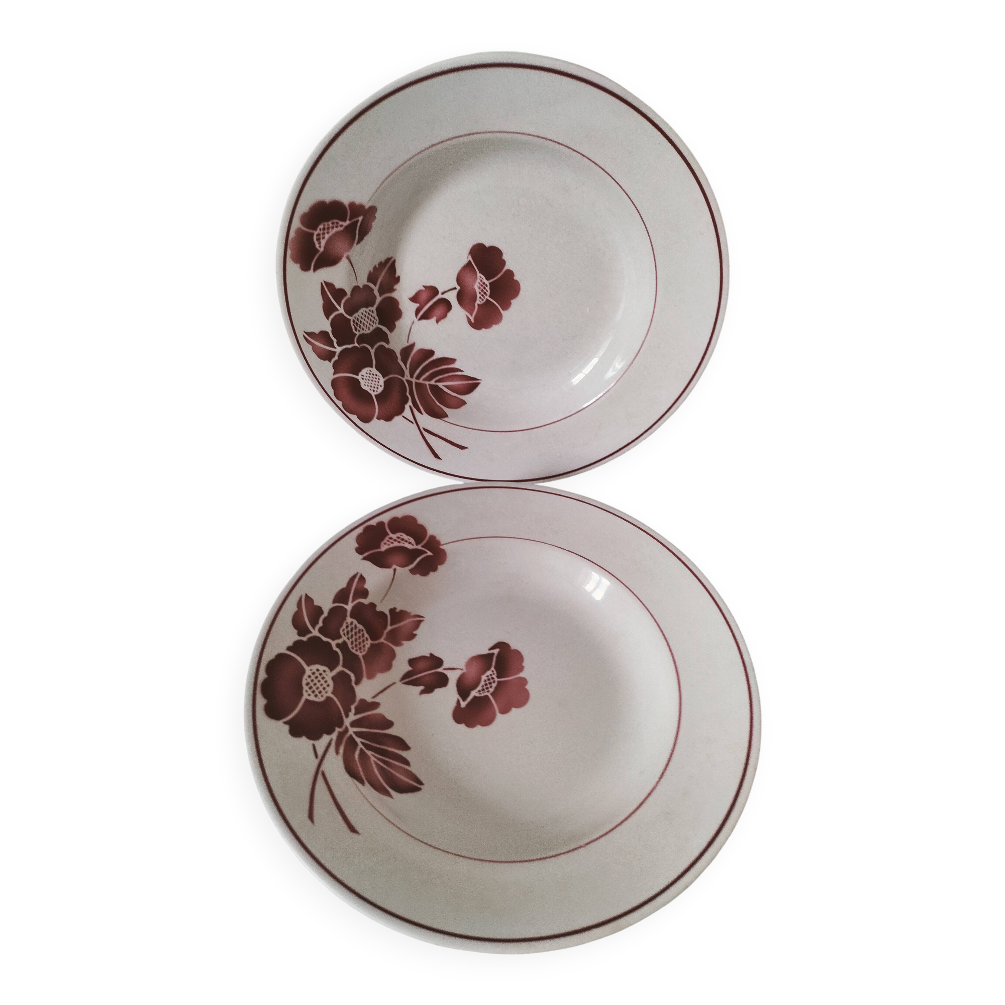Duo d’assiettes creuses Hamage & Moulin des Loups Modèle 2508