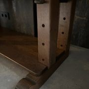 Vintage brutalist display cabinet