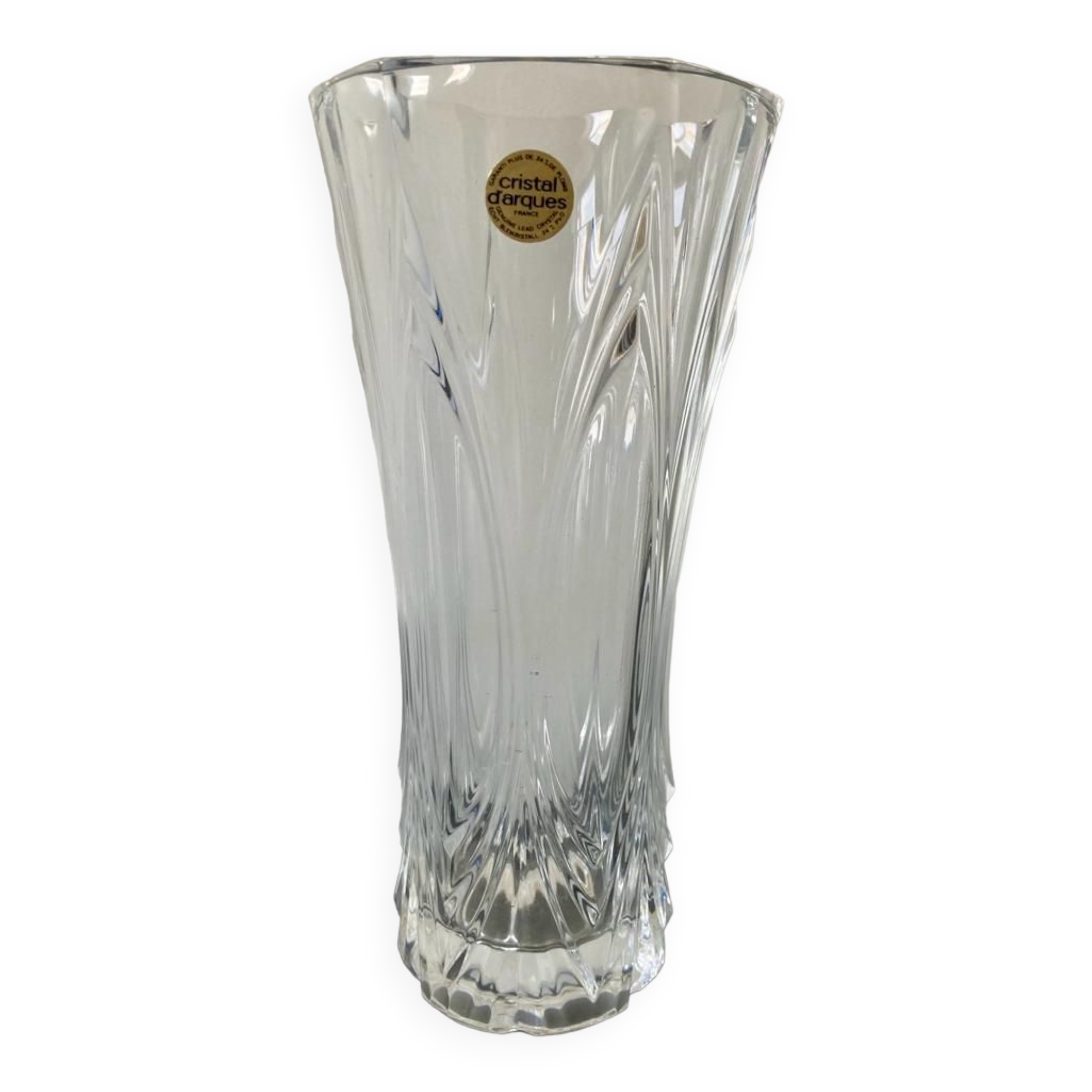 Arques crystal vase model Châtelet