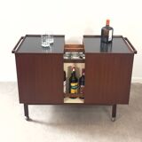 Bar extensible danois en teck 1960