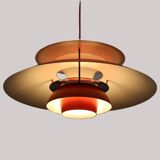 The genuine Danish item - PH5 pendant - original red colour - Louis Poulsen -