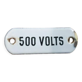 Industrial enamelled plate 500 V