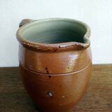 large enamelled stoneware pitcher