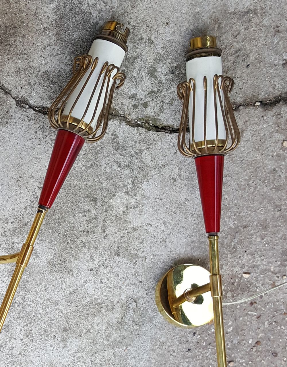 Pair of wall House Lunel royal productions Paris 50 years