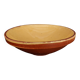 Glazed terracotta bowl from the 20th century.