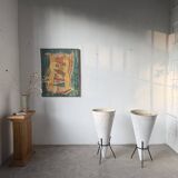 Willy Guhl planter cones x2