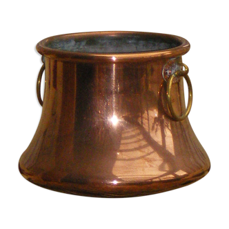 Ancient pot cover copper