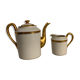 Pourer, teapot or coffee maker, and milk pot Jammet Seignolles Limoges