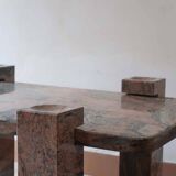 Grande table basse granite
