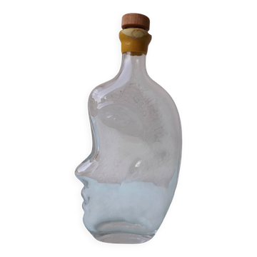 Bouteille anthropomorphe en verre
