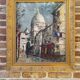 Painting by Leprin - Paris Montmartre rue du Chevalier de la Barre