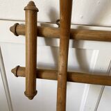 Thonet 1900 curved wooden wall coat rack