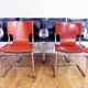Set de 4 chaises style Bauhaus fabriqué en Italie