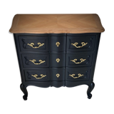 Black chest of drawers