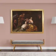 Religious painting from the 17th century