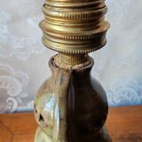 "Idole" anthropomorphic lamp in perforated ceramic - Accolay / Va style