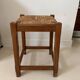 Solid oak stool