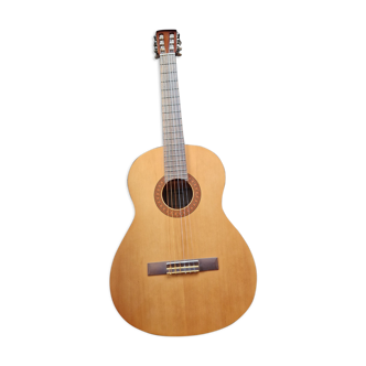 Yamaha C40 acoustic guitar, with transport house
