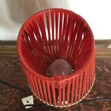 Vintage 60s scoubidou lamp