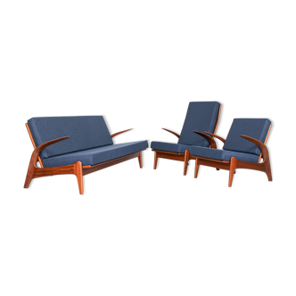 Dutch-Mid-Century Sofa & armchairs by Gimson & Slater for Ster Gelderland