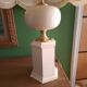 1980s lacquered metal lamp, the Dolphin