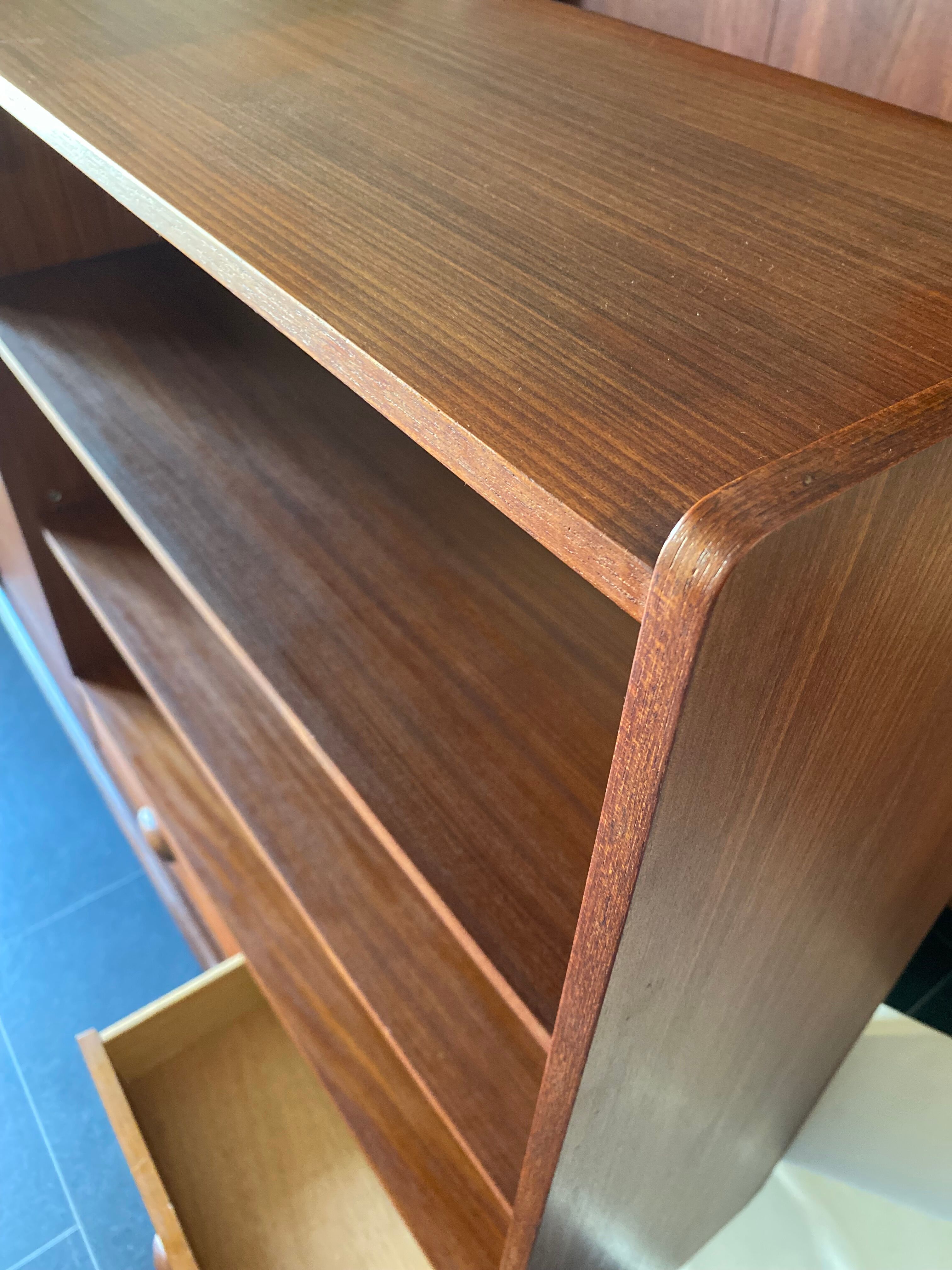 Vintage scandinavian teak high board/bookcase