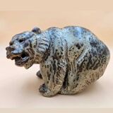 Royal Copenhagen glazed bear by Knud Kyhn 1950s rare