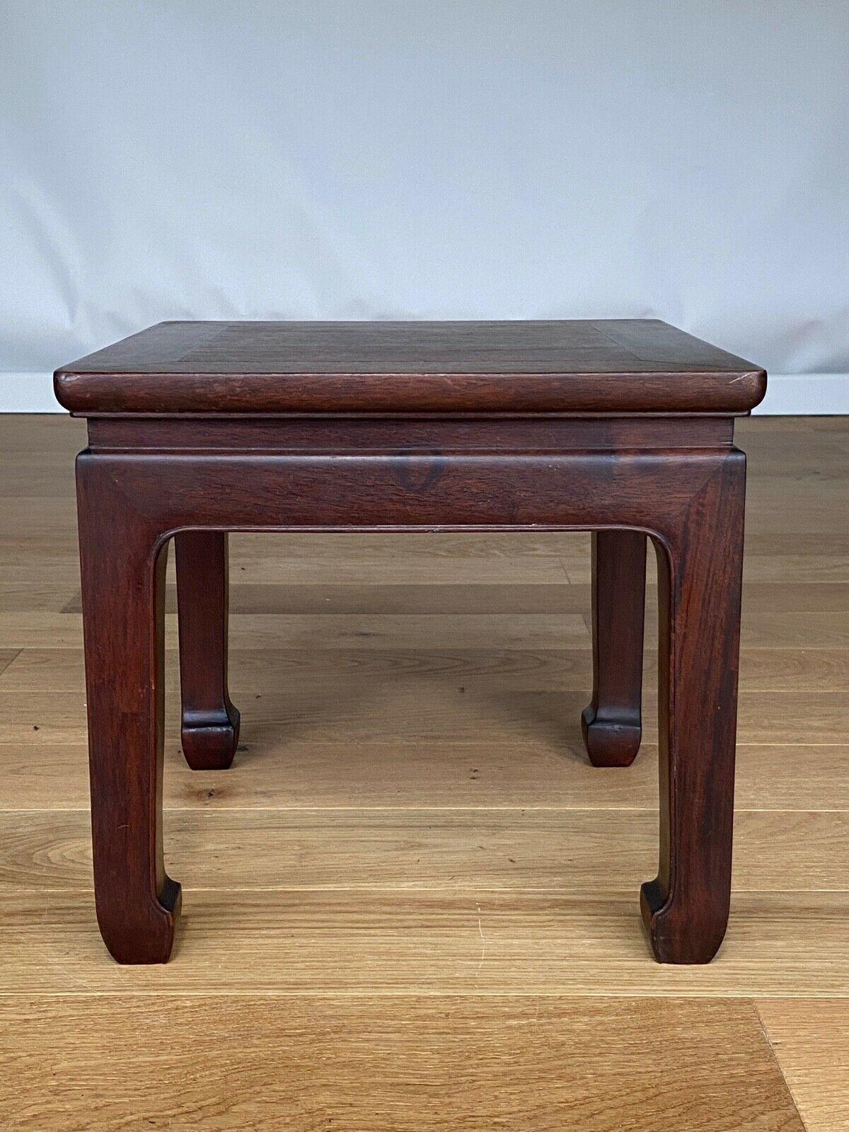 Tabouret table chine 1960 bois de fer belle patine