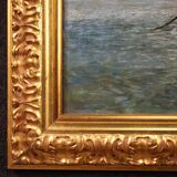 Great Seascape Painting Signed And Dated 1895