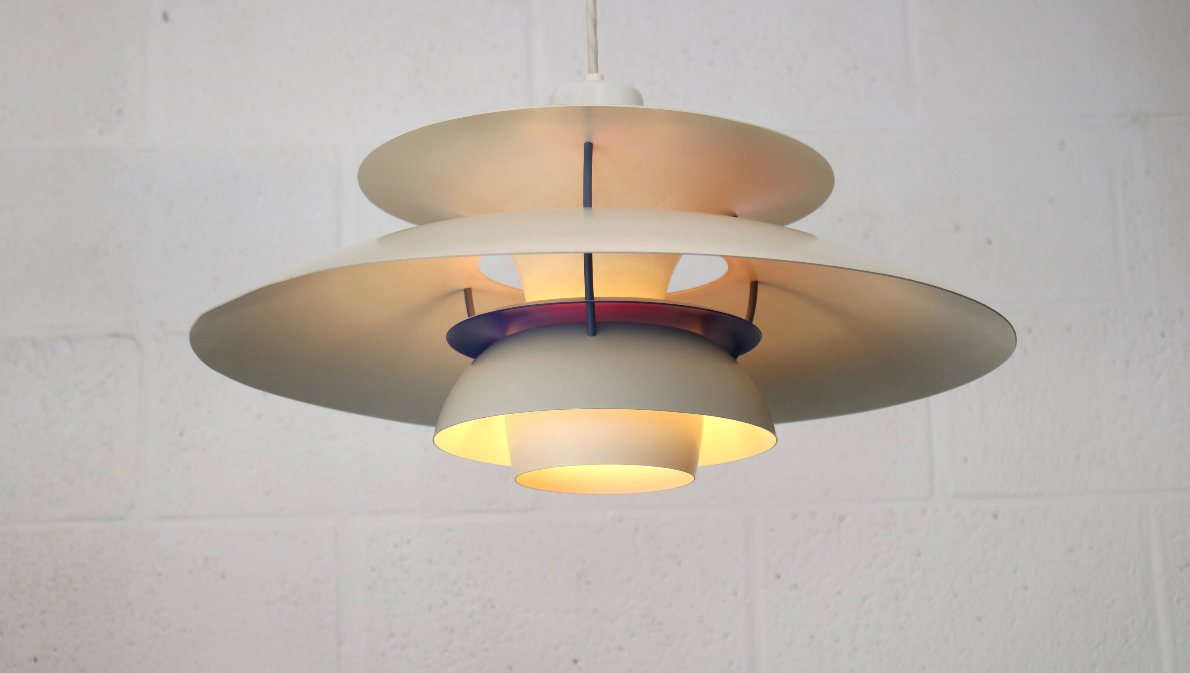The Real Danish - PH5 Pendant Lamp - Original White Color - Louis Poulsen