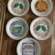 Set of 5 vintage plates Cheeses from France Saint Amand