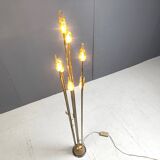 Murano glass leaf Floor Lamp, 1980s