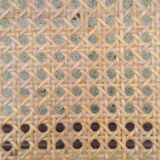 Canework wicker folding chair